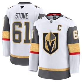 Vegas Golden Knights Hockeydrakt Fanatics Premium Mark Stone 2024-25 Hvit Borte - Herre